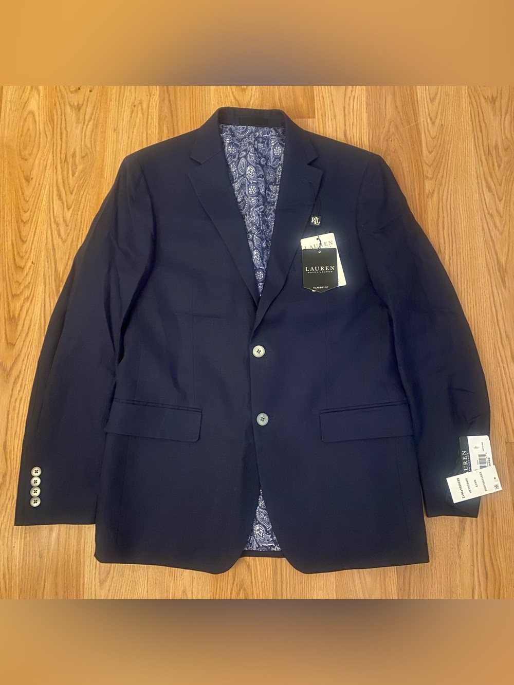 Ralph Lauren Men’s Ultraflex Linen Jacket Blazer